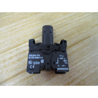 Siemens 3SB3644-6BA20-0CC0 Red 3SB36446BA200CC0 W3SB2403-1PB, Base & Clip