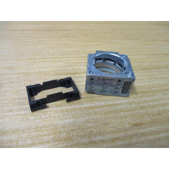 Siemens 3SB3644-6BA20-0CC0 Red 3SB36446BA200CC0 W3SB2403-1PB, Base & Clip