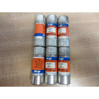 Gould Shawmut Ferraz AJT2 Mersen Amp-Trap Fuse (Pack of 6) - New No Box