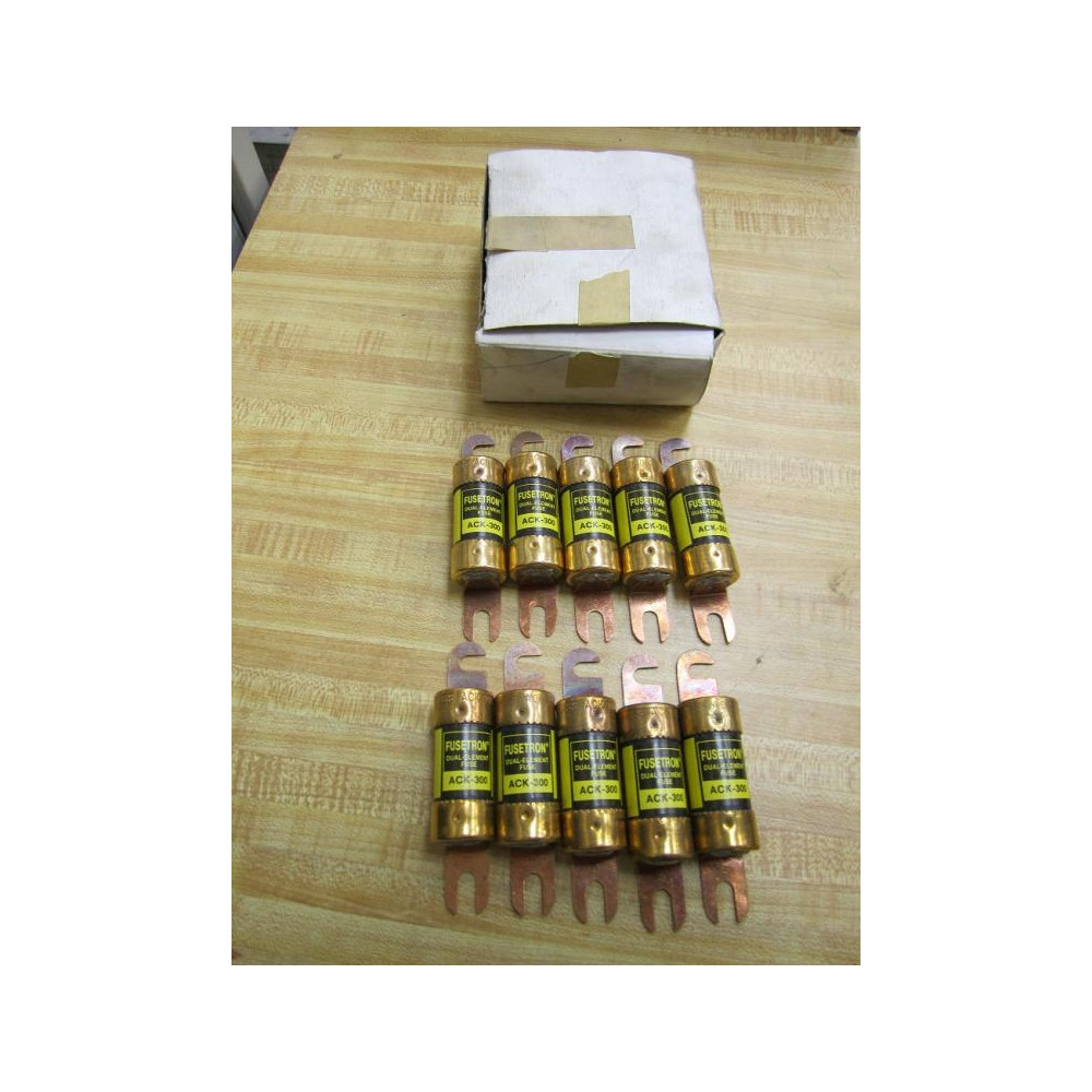 Buss ACK-300 Bussmann Fuse Cross Ref 1EN02 (Pack of 10)