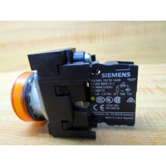 Siemens 3SU1401-1BC30-1AA0 Led Module 3SU14011BC301AA0 w3SU1401-1BC30-1AA0 & Base - New No Box