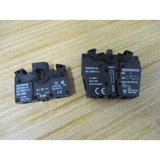 Siemens 3SB3 639-0AA61 White 3SB36390AA61 Complete