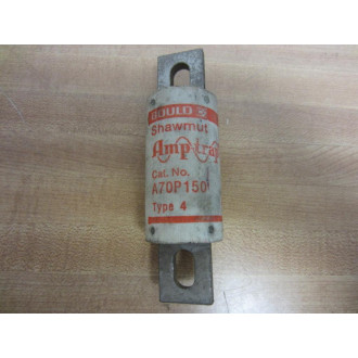 Gould Shawmut Ferraz A70P150-4 Mersen Amp-Trap Fuse A70P150 - Used