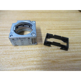 Siemens 3SB3 645-0AA71 Clear 3SB36450AA71 W Base & Clip