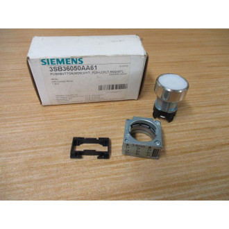 Siemens 3SB3 605-0AA61 White 3SB36050AA61 W Base & Clip