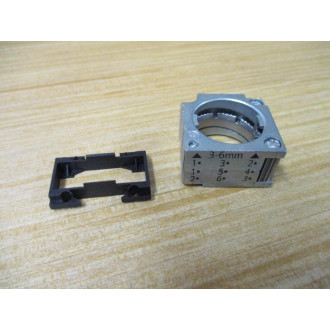 Siemens 3SB3 605-0AA61 White 3SB36050AA61 W Base & Clip