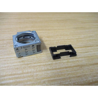 Siemens 3SB3 602-0AA61 White 3SB36020AA61 W Base & Clip