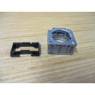 Siemens 3SB3 610-2DA11 Switch 3SB36102DA11 W (2) 3SB3400-0B, Base & Clip