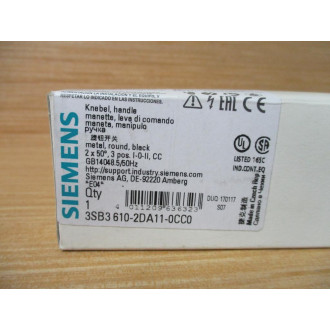 Siemens 3SB3 610-2DA11-0CC0 Switch 3SB36102DA110CC0 WContact,Base & Clip