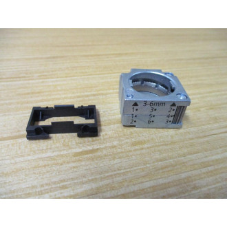 Siemens 3SB3 610-2DA11-0CC0 Switch 3SB36102DA110CC0 WContact,Base & Clip