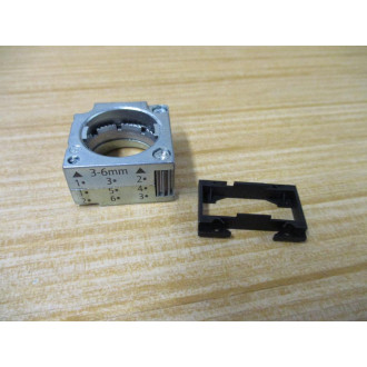 Siemens 3SB3 603-1CA21-0CC0 Red 3SB36031CA210CC0 W Base & Clip