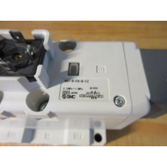 SMC VQ7-8-FG-D-1Z Solenoid Valve VQ78FGD1Z WManifold - New No Box