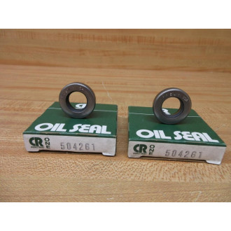 Chicago Rawhide CR-504261 SKF Oil Seal & Rod Wiper 504261 (Pack of 2)