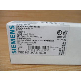 Siemens 3SB3 601-2KA11-0CC0 Switch 3SB36012KA110CC0 W Base & Clip