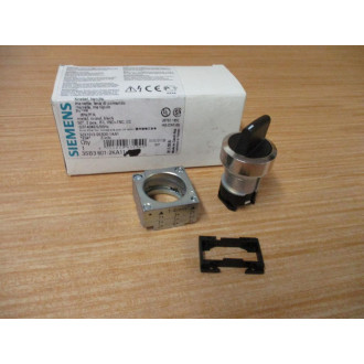 Siemens 3SB3601-2KA11 Switch 3SB36012KA11 W Base & Clip