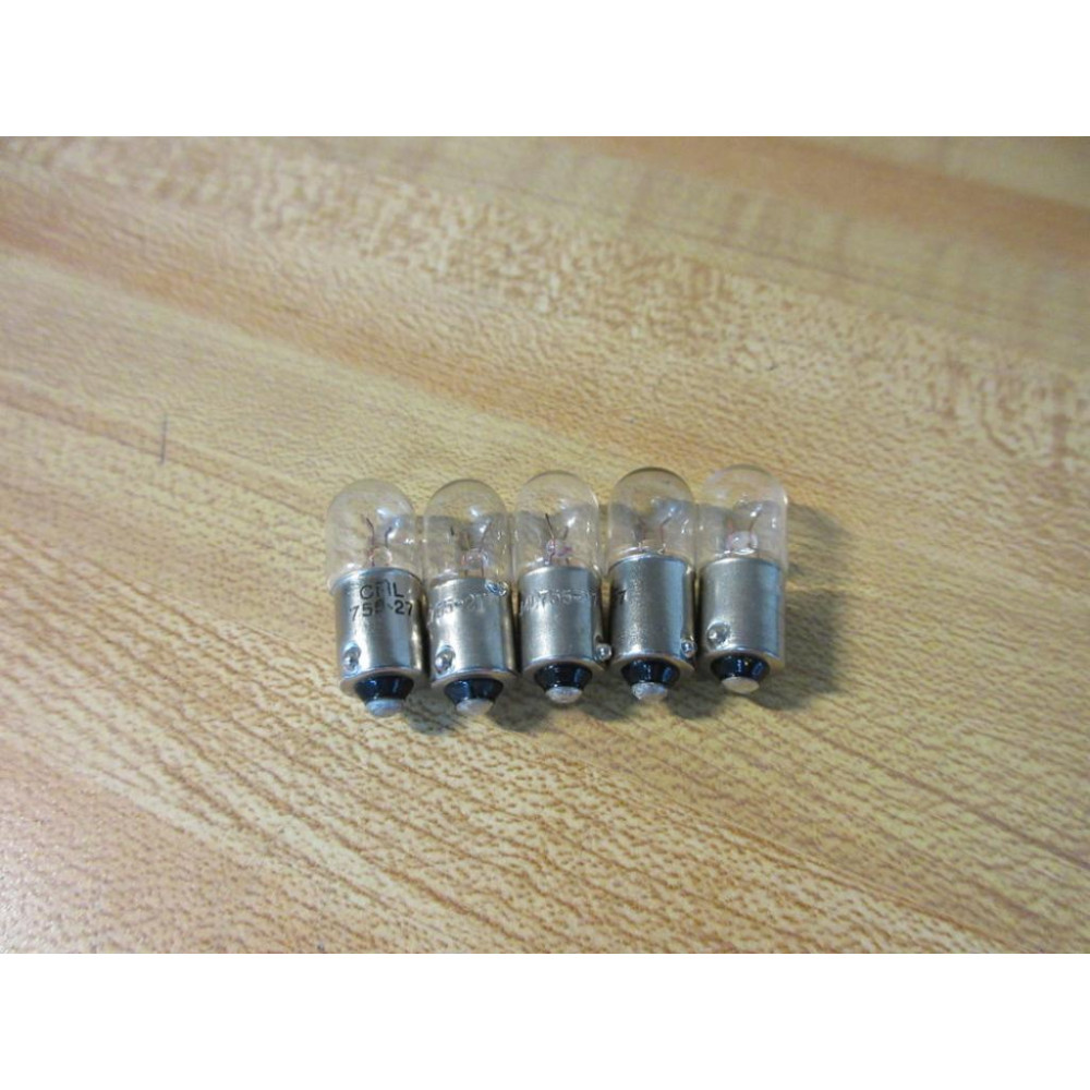 Chicago Miniature CML755-27 Min Lamp Light Bulb 755-27 (Pack of 5) - New No Box