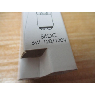 Philips S6DC Miniature Indicator Bulb (Pack of 8)