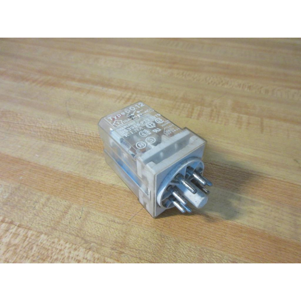 Finder TYPE 60.12 Relay 6012 6VDC - Used