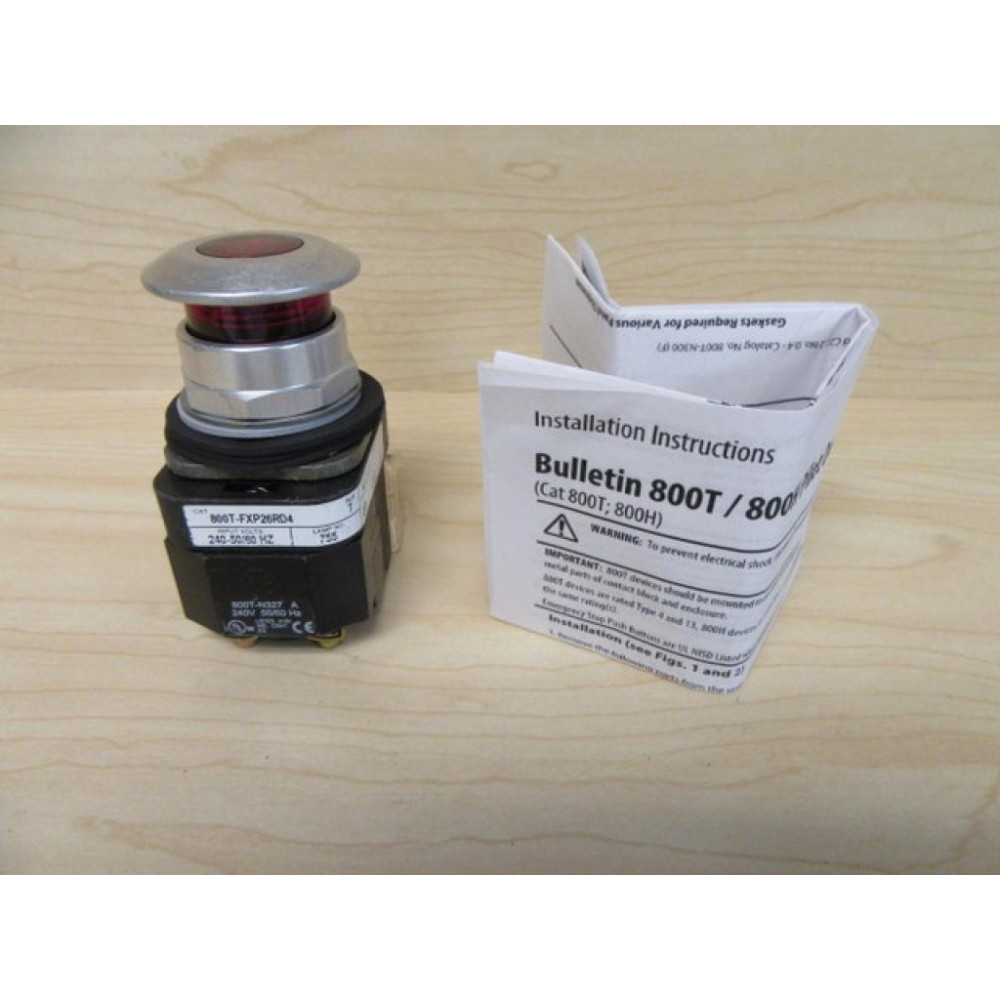 Allen Bradley 800T-FXP26RD4 Push Pull Switch - New No Box