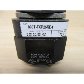 Allen Bradley 800T-FXP26RD4 Push Pull Switch - New No Box