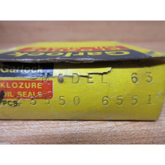 Garlock Klozure 23550-6551 Oil Seal Model 63