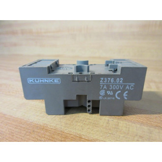 Kuhnke Z376.02 Relay Socket Z37602 - Used