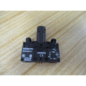 Siemens 3SB3 244-6BA50 Blue 3SB32446BA50 W 3SB3400-1PD, Base & Clip