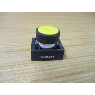 Siemens 3SB5000-0AD01 Yellow Button 3SB50000AD01 W Base - New No Box