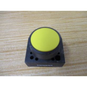 Siemens 3SB5000-0AD01 Yellow Button 3SB50000AD01 W Base - New No Box