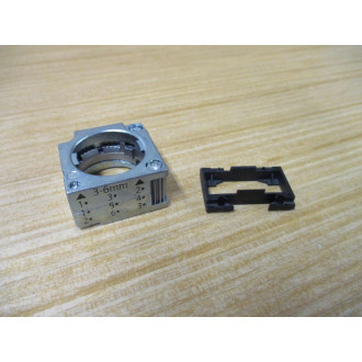 Siemens 3SB3 501-1RA21 Red 3SB35011RA21 W Base & Clip, No Lens - New No Box