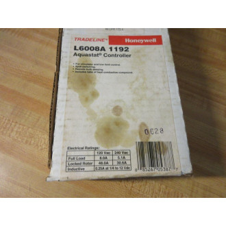 Honeywell L6008A 1192 Aquastat Controller L6008A1192