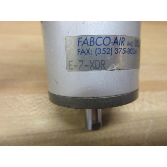 Fabco-Air E-7-XDR Compact Pneumatic Cylinder E7XDR - Used