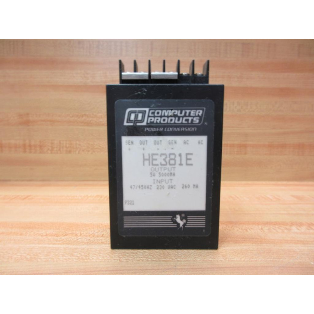 Computer Products HE381E Power Supply - Used