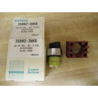 Siemens 3SB02-3MKB Selector Switch 3SB023MKB