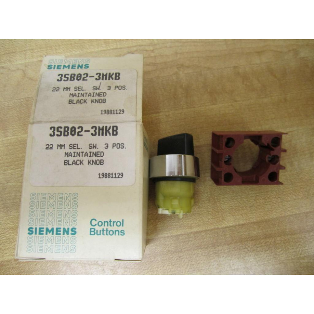Siemens 3SB02-3MKB Selector Switch 3SB023MKB