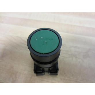 General Electric 080BF10V Contact Block GE W Green Pushbutton - Used