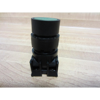 General Electric 080BF10V Contact Block GE W Green Pushbutton - Used