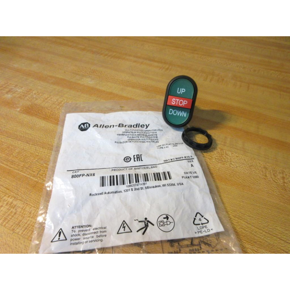 Allen Bradley 800FP-NX6 Multi-Function Push Button Operator