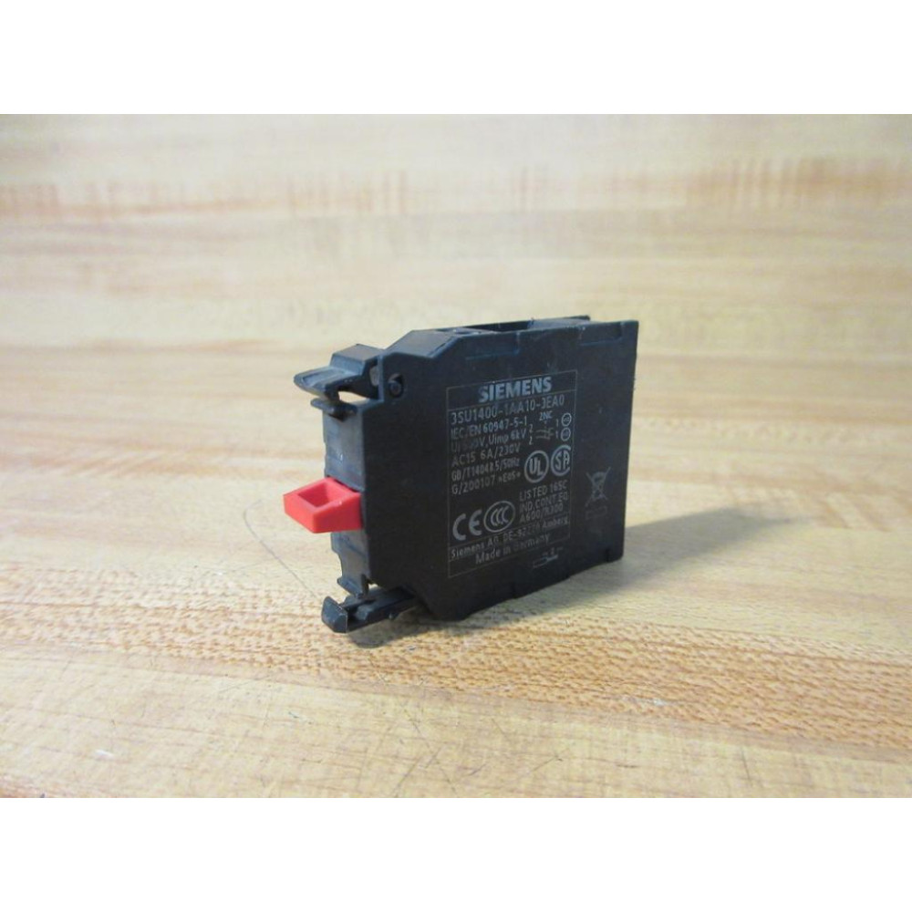Siemens 3SU1400-1AA10-3EA0 Contact Module - New No Box