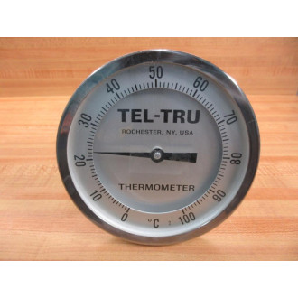 Tel-Tru AA575R 5" S.S. Adjustable Thermometer 0-100° C - 9" Stem