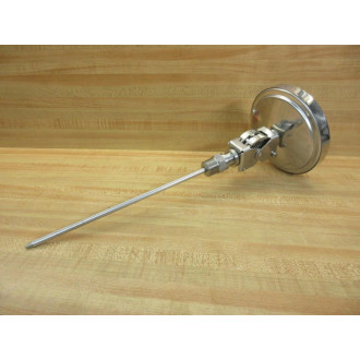 Tel-Tru AA575R 5" S.S. Adjustable Thermometer 0-100° C - 9" Stem