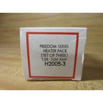 Cutler Hammer H2005 Dial Eaton Overload Relay Heater H2005-3 (Pack of 3)