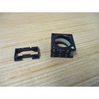 Siemens 3SB3 248-6BA30 Yellow 3SB32486BA30 W 3SB3400-0QA, Base & Clip
