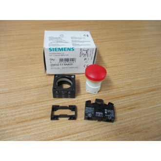 Siemens 3SB32 17-6AA20 Red 3SB32176AA20