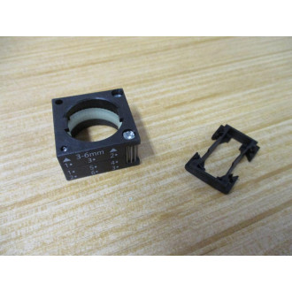 Siemens 3SB3 202-0AA11 Black 3SB32020AA1 W Base & Clip