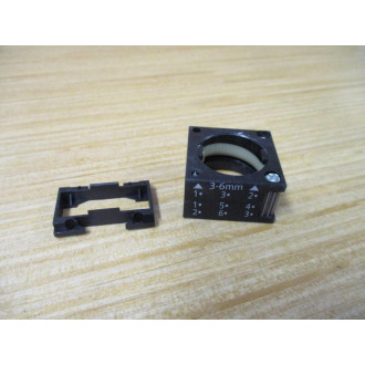 Siemens 3SB3 202-0AA11 Black 3SB32020AA1 W 3SB3400-0B, Base & Clip