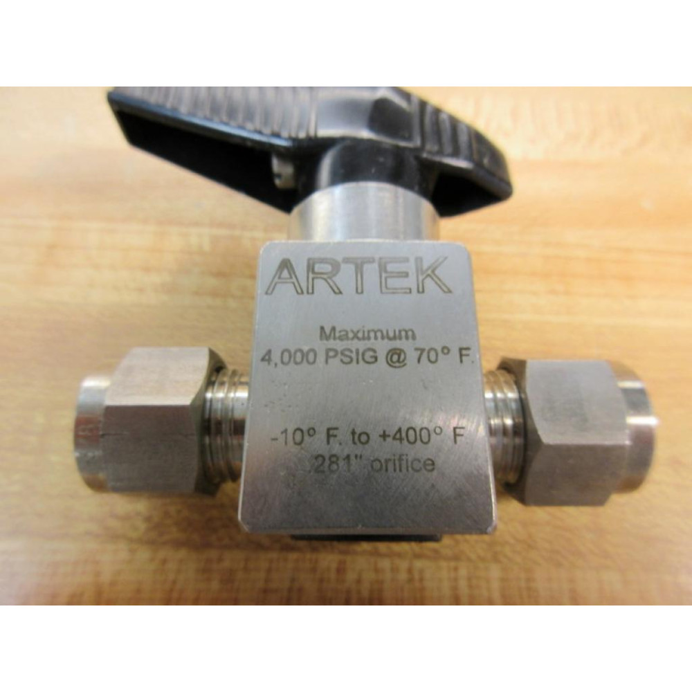 Artek SS-43M4-S4 Ball Valve SS43M4S4 - New No Box