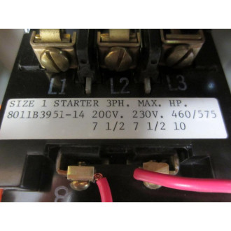 Ward Leonard 8011B3151-14 Starter Enclosure 8011B315114 - New No Box