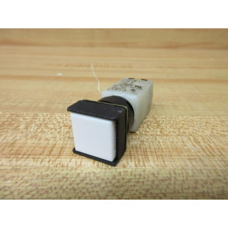 Maruyasu C1611 Push Button Contact Block C161-11 White Push Button - New No Box