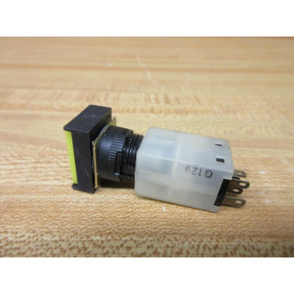 Maruyasu C1611 Push Button Contact Block C161-11 Yellow Push Button - New No Box